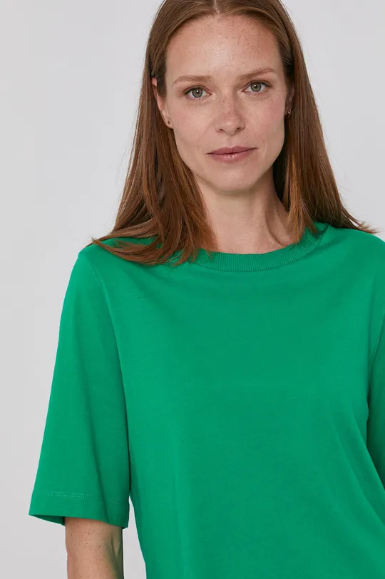 zielony United Colors of Benetton T-shirt bawełniany