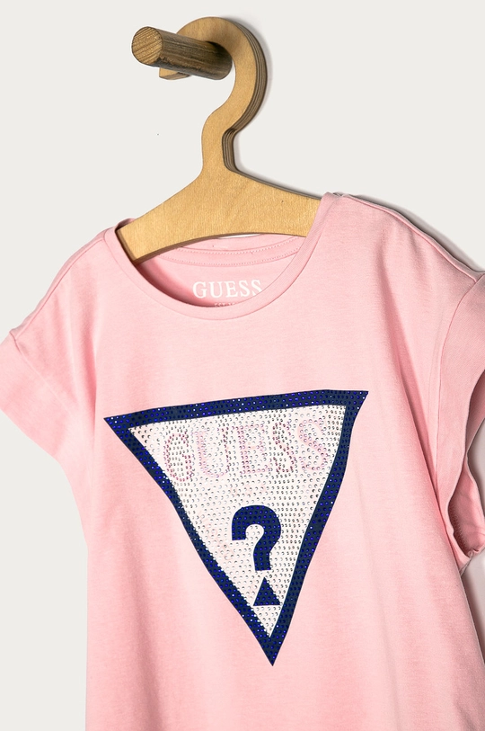 Guess - T-shirt dziecięcy 116-175 cm 95 % Bawełna, 5 % Futro naturalne