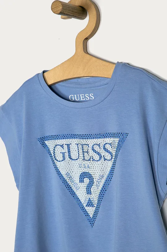 Guess - T-shirt dziecięcy 116-175 cm 95 % Bawełna, 5 % Futro naturalne