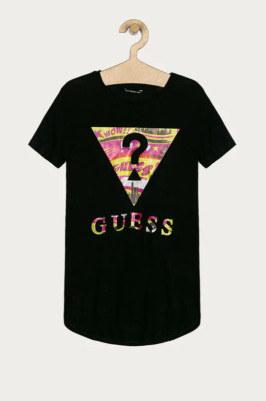 чёрный Guess - Детская футболка 92-175 cm Для девочек