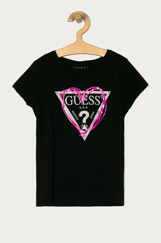 чёрный Guess - Детская футболка 116-175 cm Для девочек