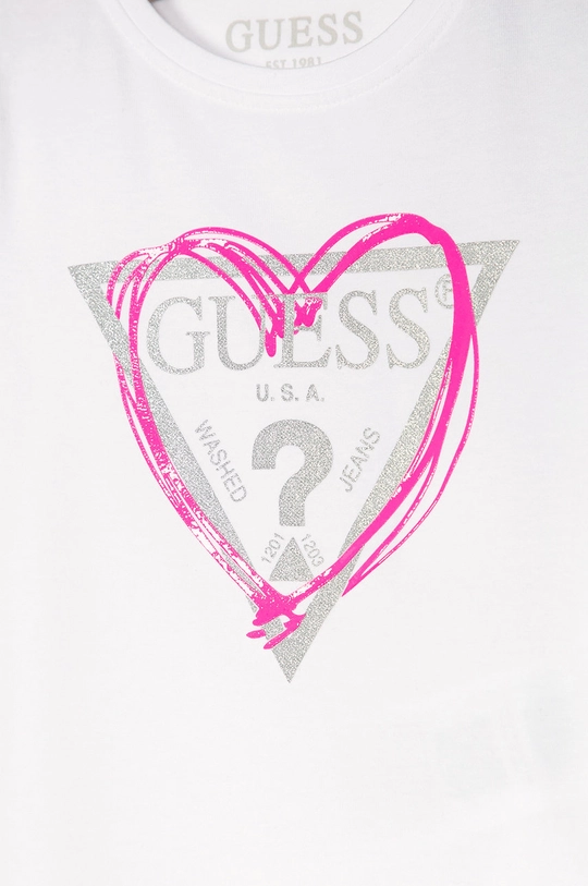 Guess - T-shirt dziecięcy 92-122 cm 95 % Bawełna, 5 % Elastan