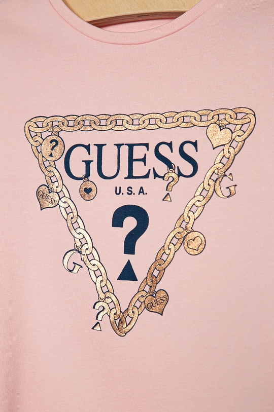 Guess - Gyerek póló 92-122 cm rózsaszín