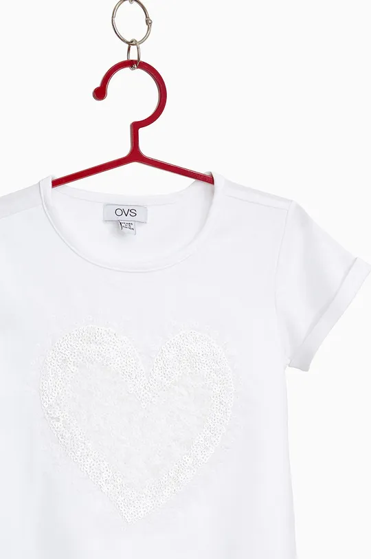 OVS - T-shirt dziecięcy 104-134 cm biały