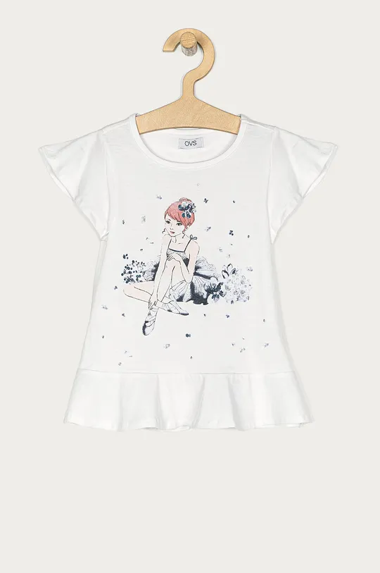 biela OVS - Detské tričko 104-140 cm Dievčenský
