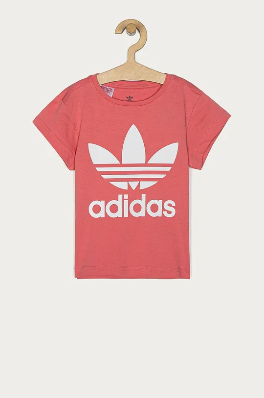 fioletowy adidas Originals - T-shirt dziecięcy 104-128 cm GN8205 Dziewczęcy
