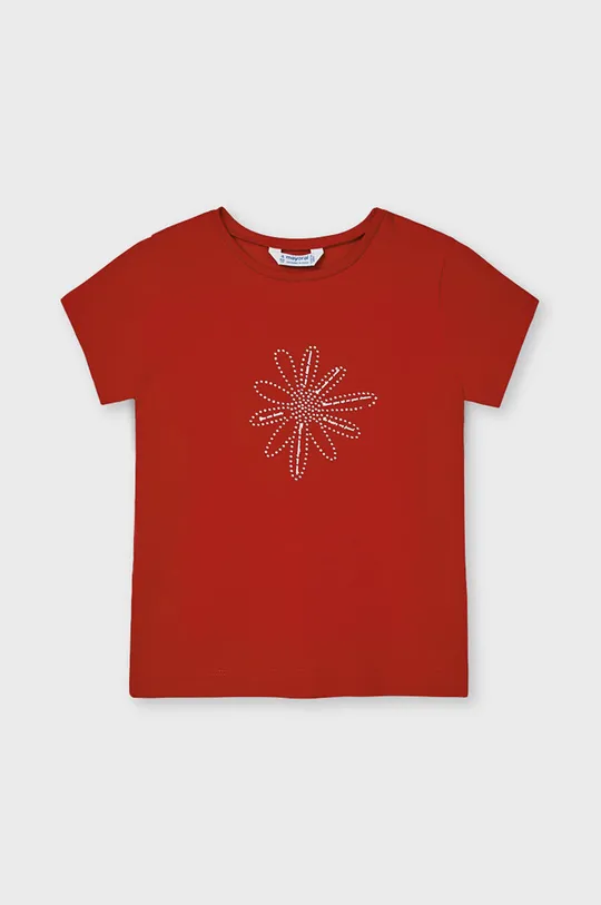 czerwony Mayoral - T-shirt dziecięcy Dziewczęcy