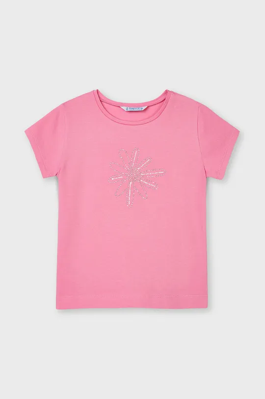 fioletowy Mayoral - T-shirt dziecięcy Dziewczęcy