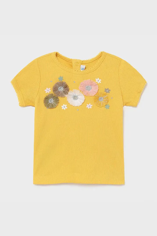 żółty Mayoral - T-shirt dziecięcy Dziewczęcy