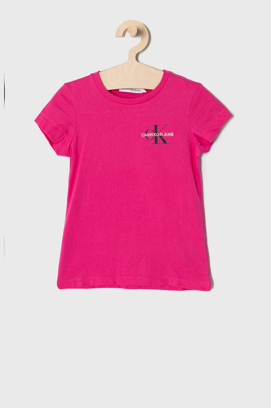 sýto ružová Calvin Klein Jeans - Detské tričko 104-176 cm Dievčenský