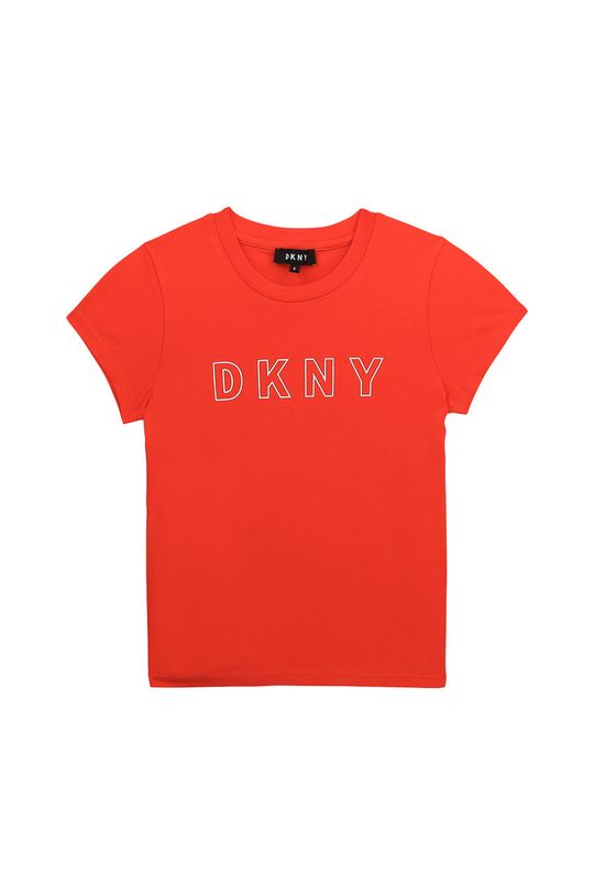 korálová Dkny - Dětské tričko 102-108 cm Dívčí