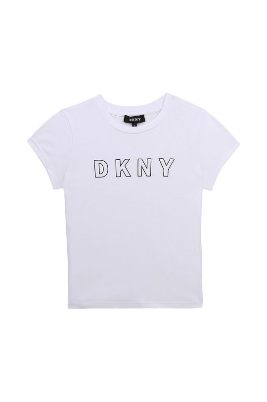 alb Dkny - Tricou copii 114-150 cm De fete