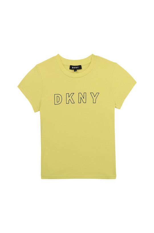 jasny żółty Dkny - T-shirt dziecięcy 156-162 cm D35R23.156.162 Dziewczęcy