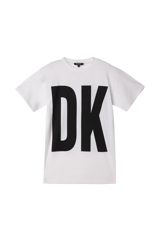 biały Dkny - T-shirt dziecięcy 114-150 cm D35R32.114.150 Dziewczęcy