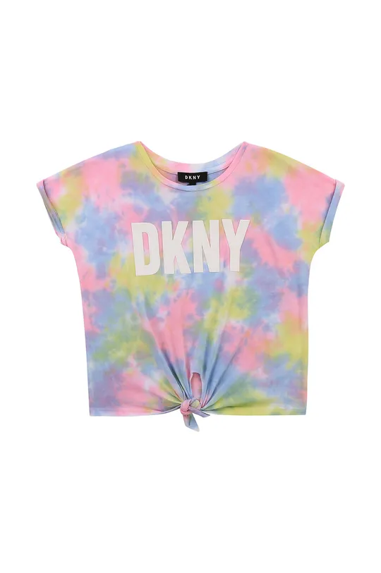 multicolor Dkny T-shirt dziecięcy D35R34.114.150 Dziewczęcy