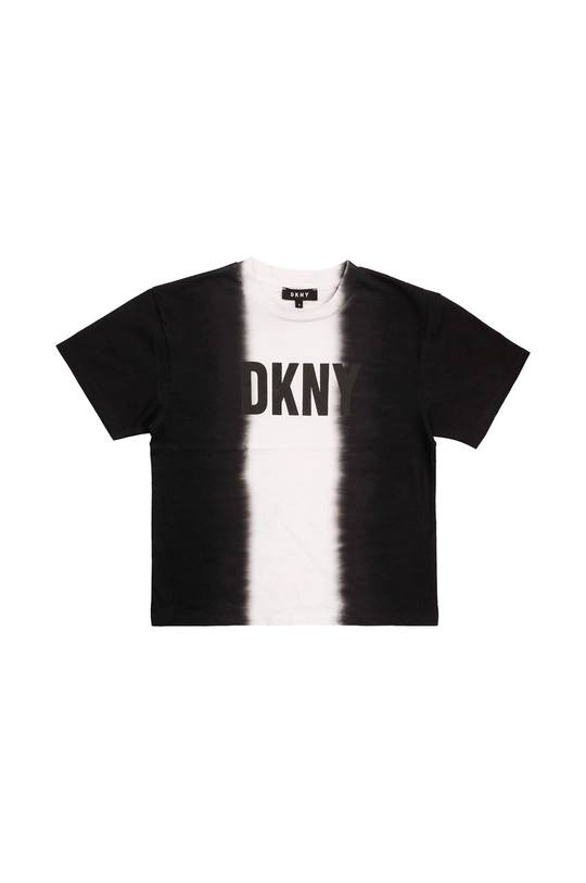 czarny Dkny T-shirt dziecięcy D35R31.156.162 Dziewczęcy