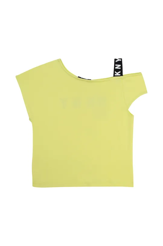 Dkny T-shirt dziecięcy D35R44.114.150 żółty