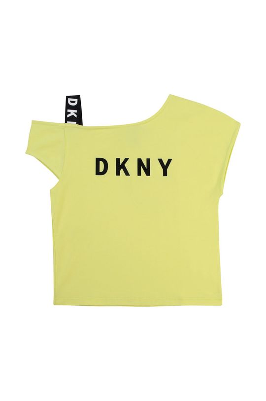 jasny żółty Dkny T-shirt dziecięcy Dziewczęcy