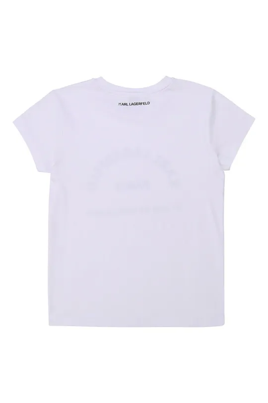 Karl Lagerfeld - T-shirt dziecięcy Z15M59.102.108 biały