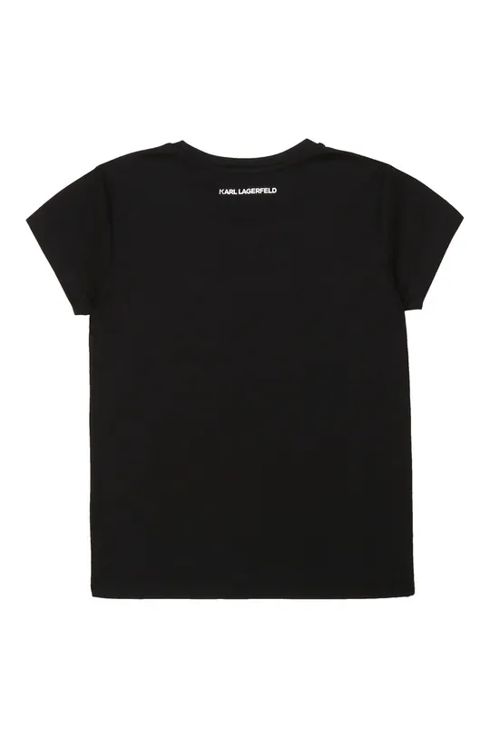Karl Lagerfeld - T-shirt dziecięcy Z15M59.102.108 czarny