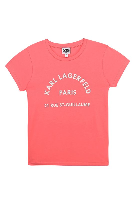 bledofialový Karl Lagerfeld - Detské tričko Dievčenský
