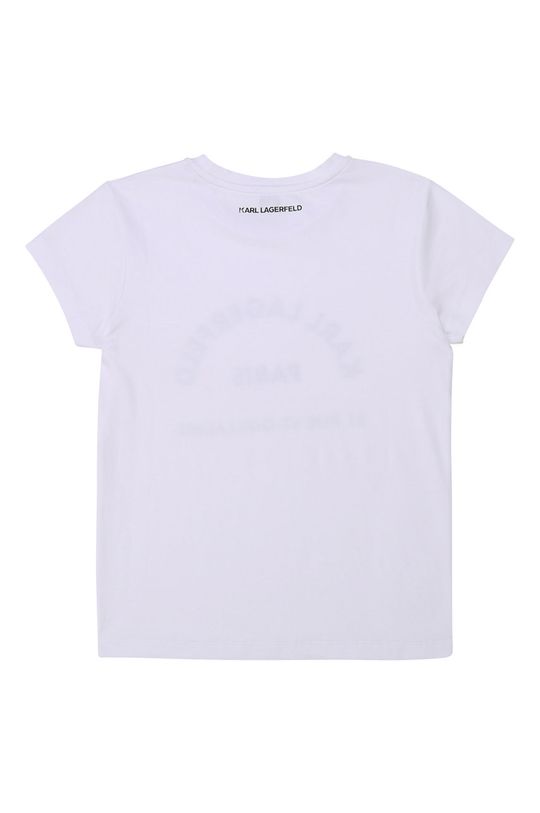 Karl Lagerfeld - T-shirt dziecięcy biały
