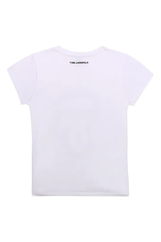 Karl Lagerfeld - T-shirt dziecięcy Z15298.102.108 47 % Bawełna, 7 % Elastan, 46 % Modal