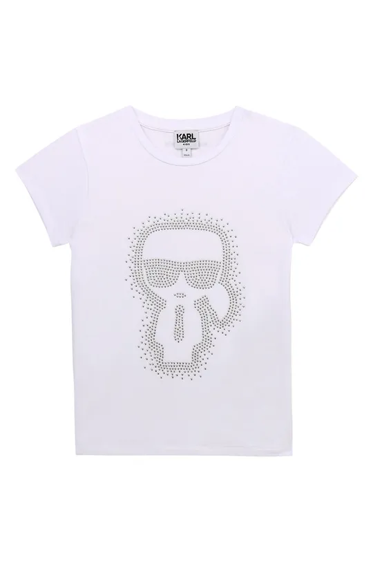 Karl Lagerfeld - T-shirt dziecięcy Z15298.114.150 biały