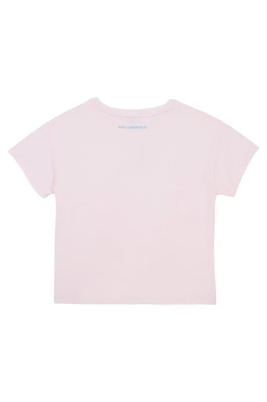 Karl Lagerfeld - T-shirt dziecięcy Z15303.114.150 różowy