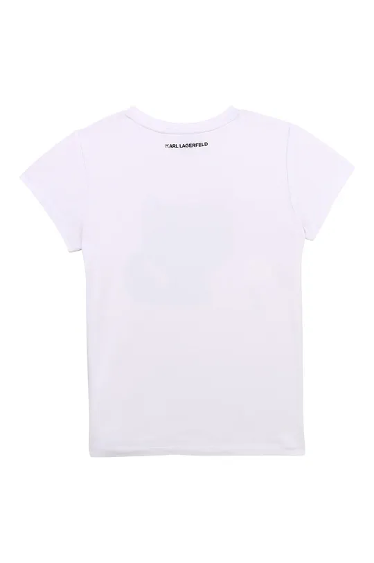 Karl Lagerfeld - T-shirt dziecięcy Z15300.102.108 biały