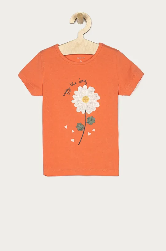 pomarańczowy Name it T-shirt dziecięcy Dziewczęcy