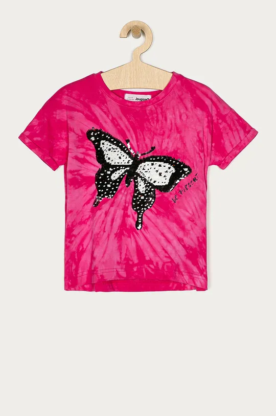fioletowy Desigual - T-shirt dziecięcy 104-164 cm 21SGTK36 Dziewczęcy