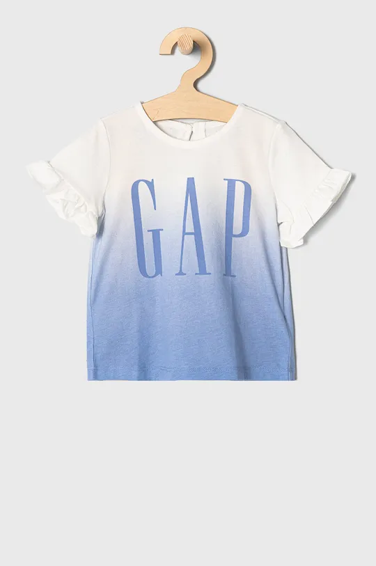 niebieski GAP T-shirt dziecięcy Dziewczęcy