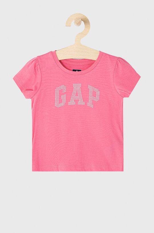 ružová Detské tričko GAP Dievčenský