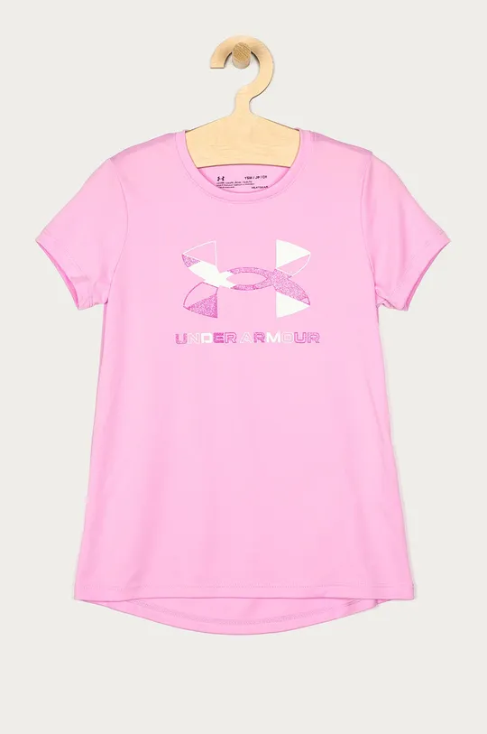 różowy Under Armour - T-shirt dziecięcy 122-170 cm 1363384 Dziewczęcy