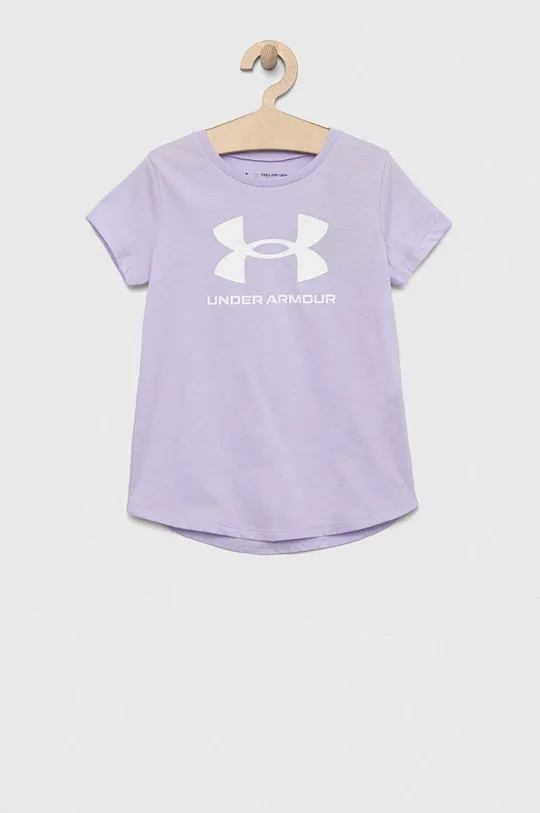 μωβ Παιδικό μπλουζάκι Under Armour Για κορίτσια