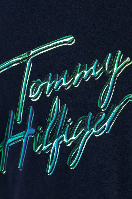 Tommy Hilfiger T-shirt dziecięcy granatowy