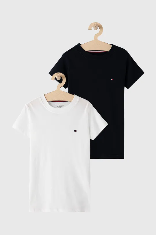 λευκό Tommy Hilfiger Παιδικό μπλουζάκι 128-164 cm (2-pack) Για κορίτσια