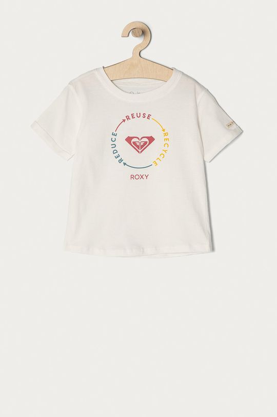 biały Roxy T-shirt dziecięcy Dziewczęcy