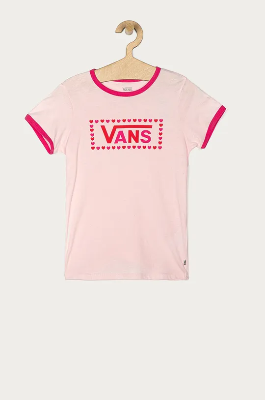 różowy Vans - T-shirt dziecięcy 129-173 cm Dziewczęcy