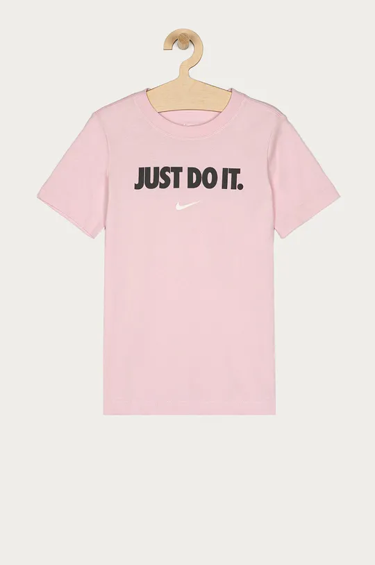 różowy Nike Kids T-shirt dziecięcy Dziewczęcy