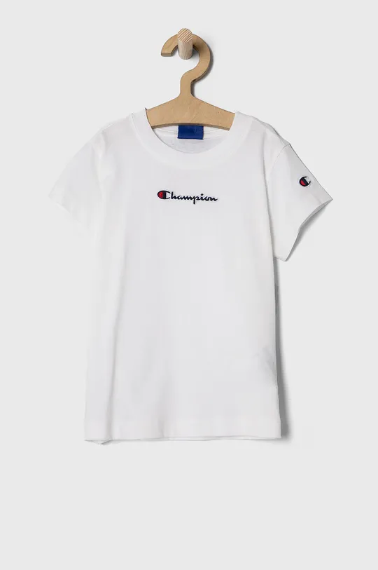белый Детская футболка Champion 404061 Для девочек