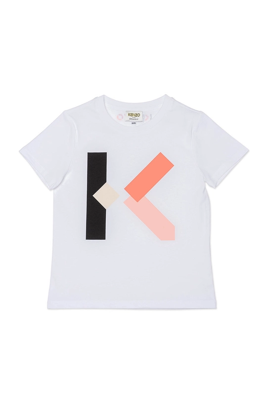 biały Kenzo Kids T-shirt dziecięcy Dziewczęcy