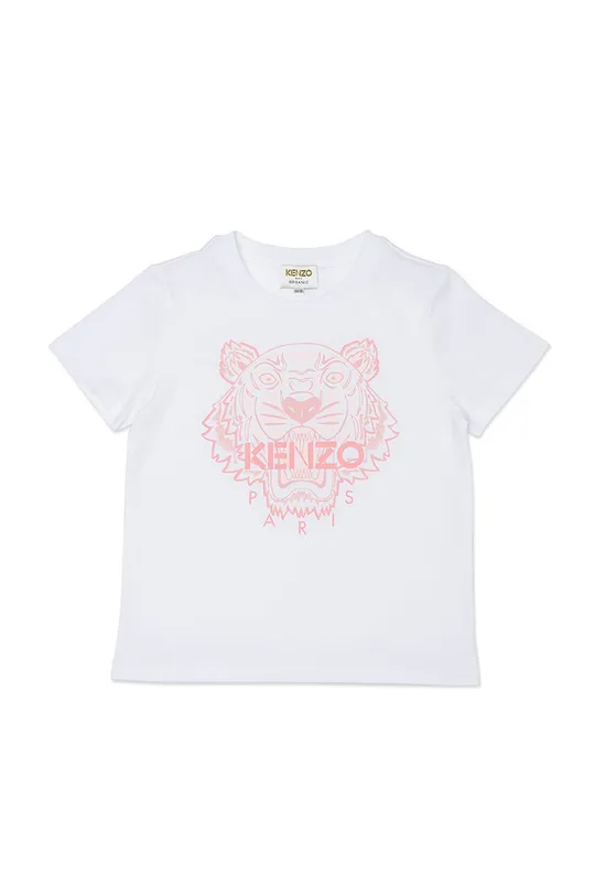 biały Kenzo Kids T-shirt dziecięcy Dziewczęcy