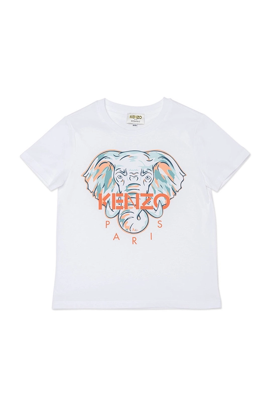 biały Kenzo Kids T-shirt dziecięcy Dziewczęcy