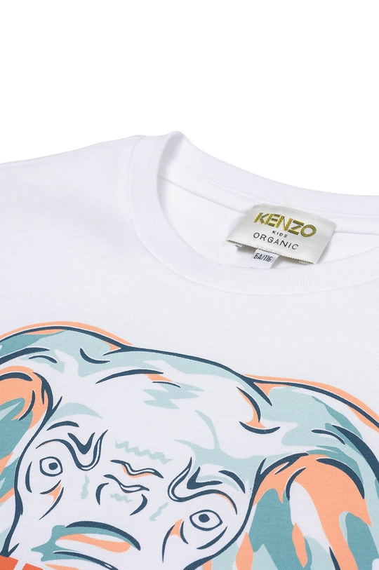 Kenzo Kids T-shirt dziecięcy biały