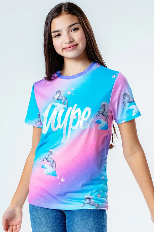 барвистий Дитяча футболка Hype UNICORN FADE Для дівчаток