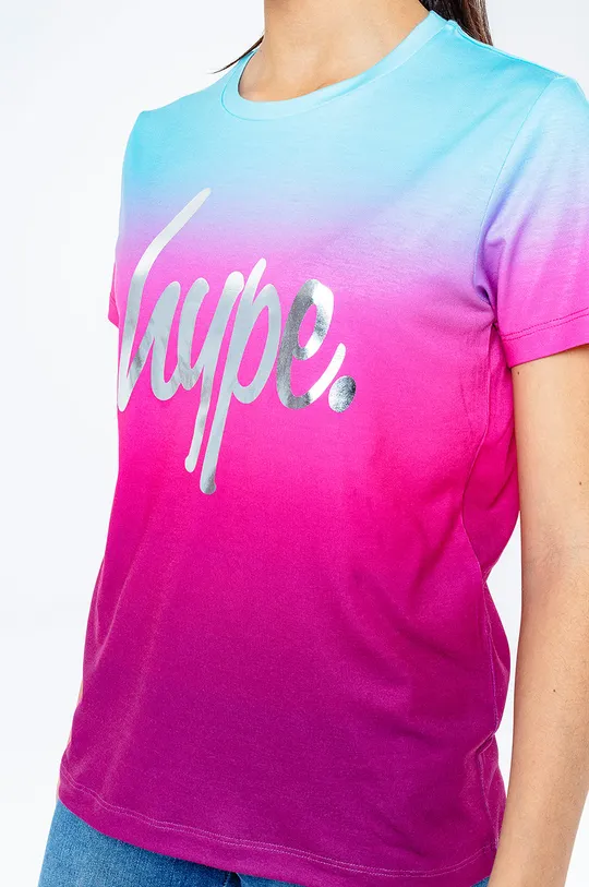 multicolor Hype T-shirt dziecięcy RASPBERRY FADE