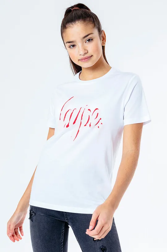 белый Детская футболка Hype Для девочек