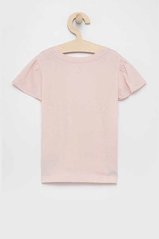 GAP T-shirt bawełniany dziecięcy różowy